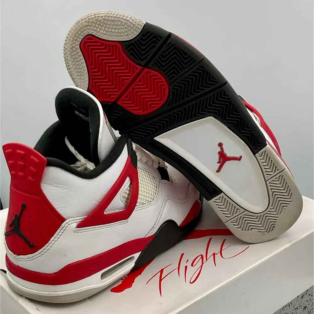 Jordan 4 Retro Red Cement DH6927-161 Sz 11 #205